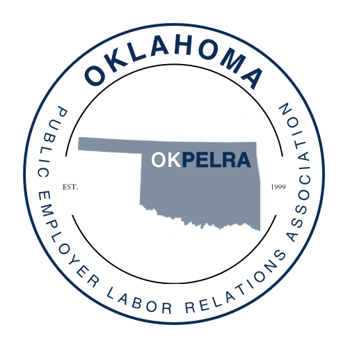 Oklahoma PELRA - Circle Logo Blue